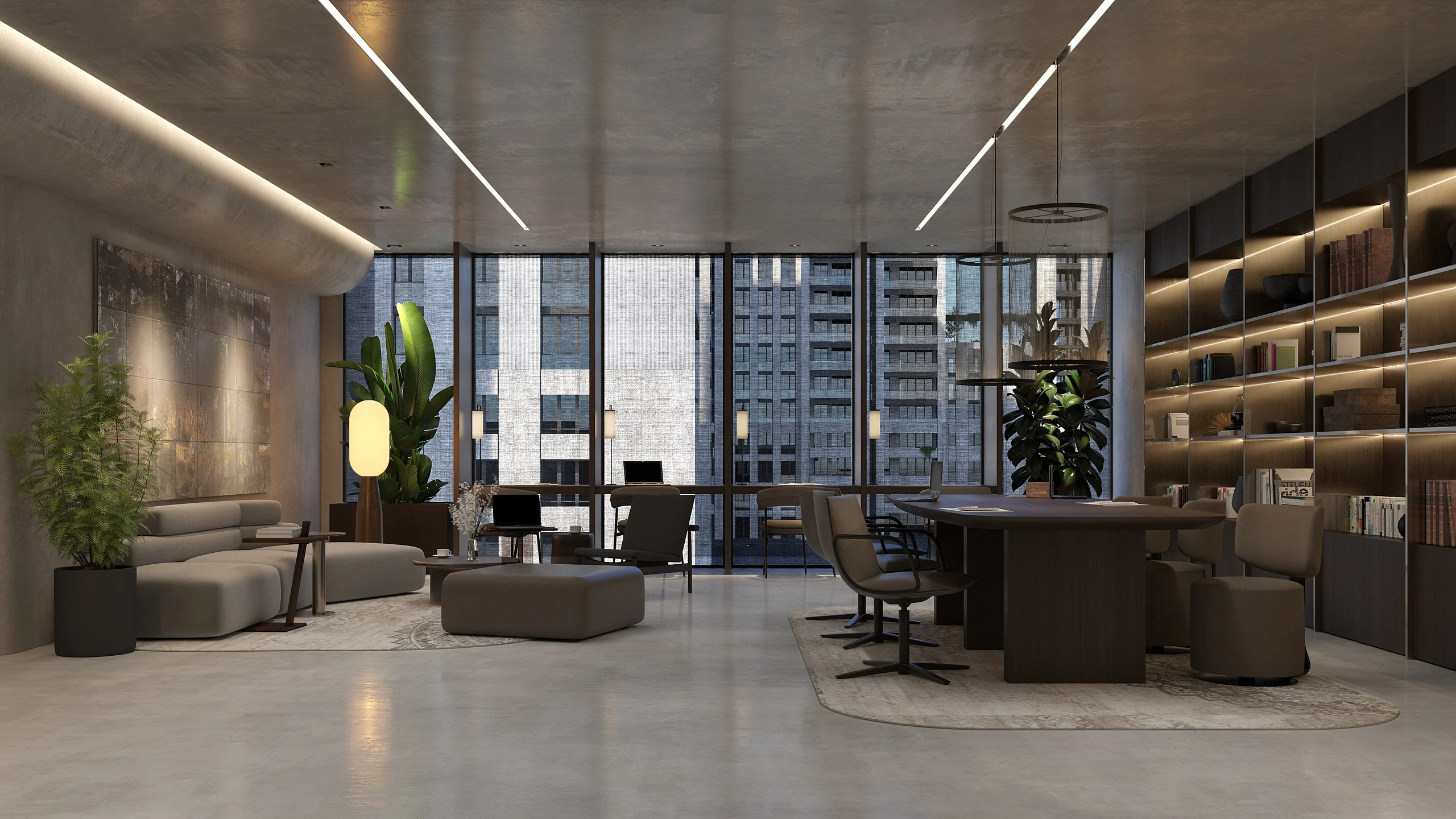 Benleo çalışma ve lounge alanı